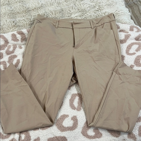 Old Navy High Waisted Pixie Skinny Ankle Pants Mocha Taffy - Picture 2 of 6